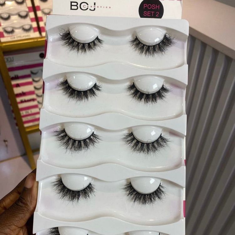 Boj Cosmeticslux Eye Lashes 5 In 1 ( Posh ) - Set 2