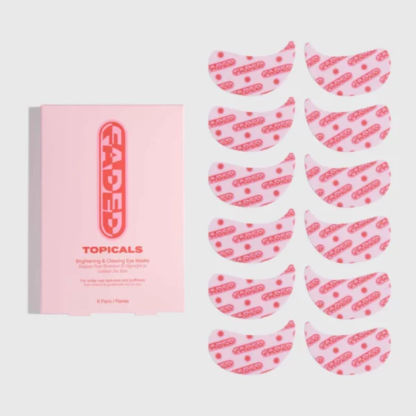 Topicals Faded Under Eye Masks Brightening Eye Masks