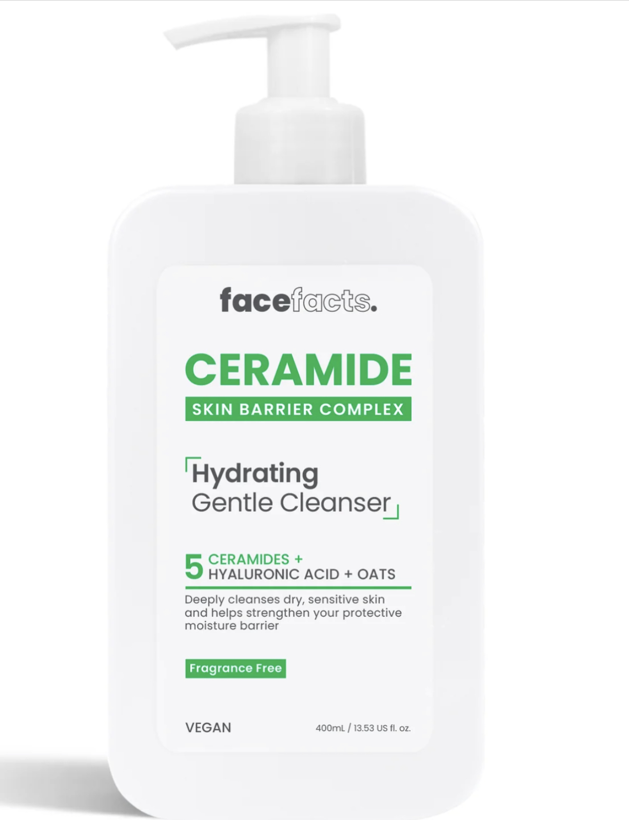 FaceFacts Ceramide Hydrating Gentle Cleanser 140ml
