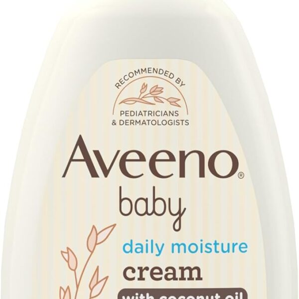 Aveeno Baby Daily Moisturizing Cream with Prebiotic Oat, with Coconut Oil & Shea Butter  15fl