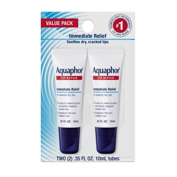 Aquaphor Immediate Relief Lip Repair Balm 2pack
